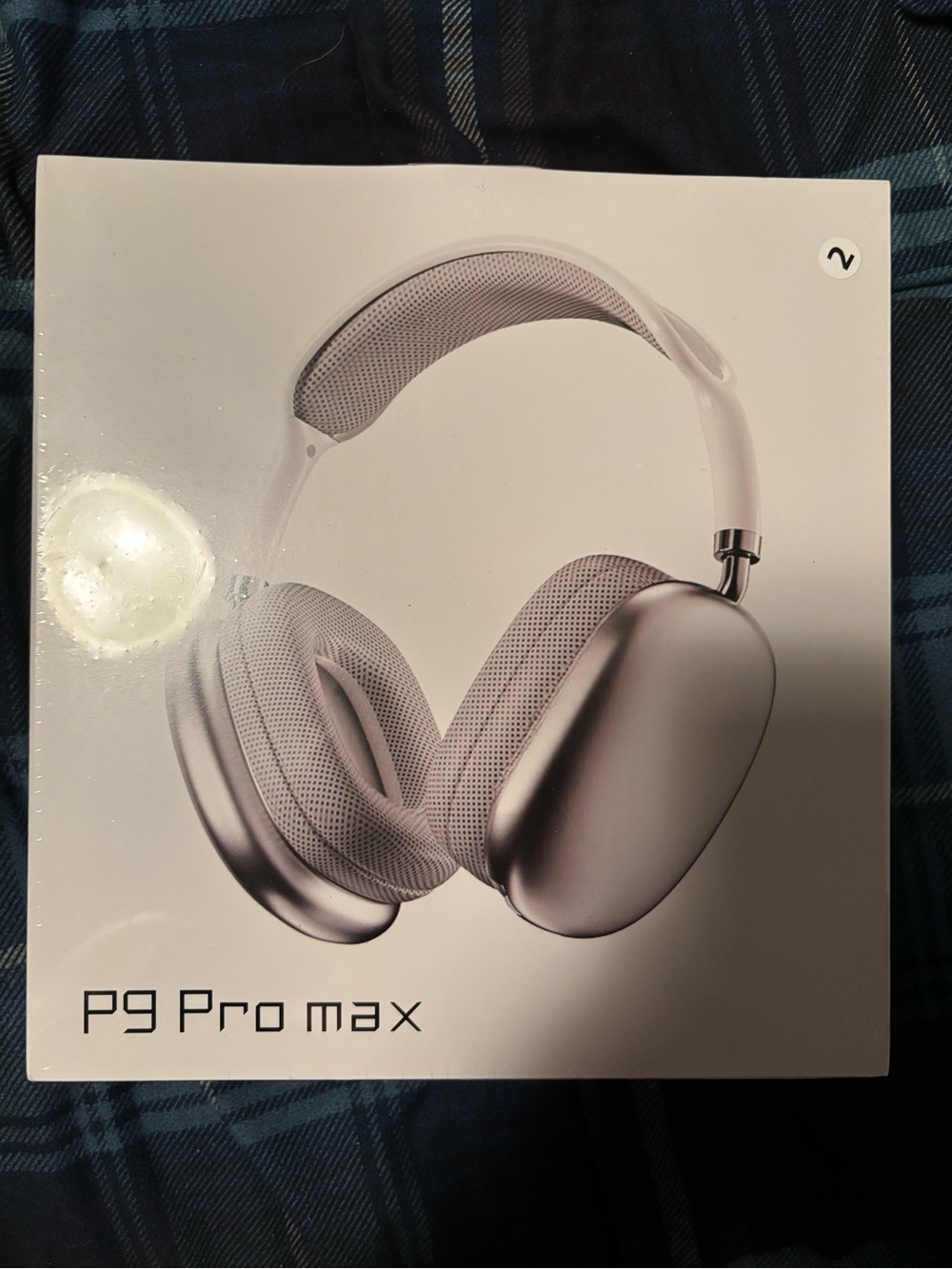 P9 Pro Max Silver Over-Ear Headphones